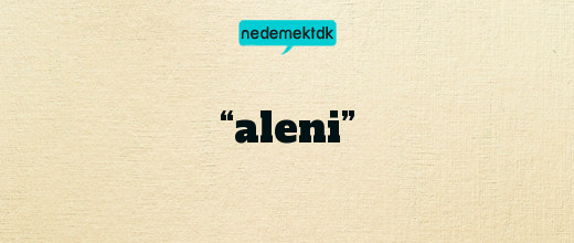 “aleni”