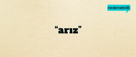 “arız”