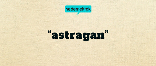 “astragan”