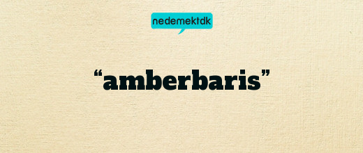 “amberbaris”