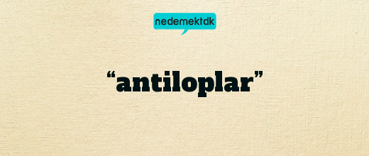 “antiloplar”