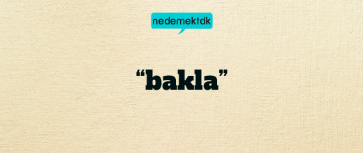 “bakla”