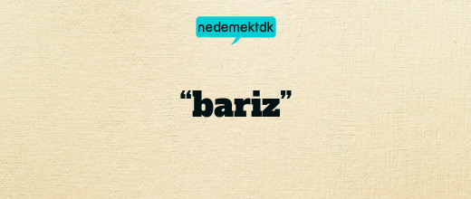 “bariz”