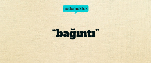 “bağıntı”