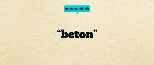 “beton”