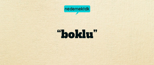 “boklu”