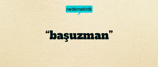 “başuzman”