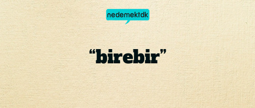 “birebir”