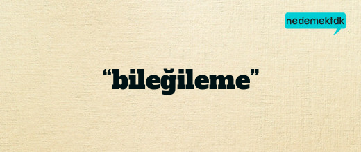 “bileğileme”