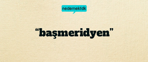 “başmeridyen”