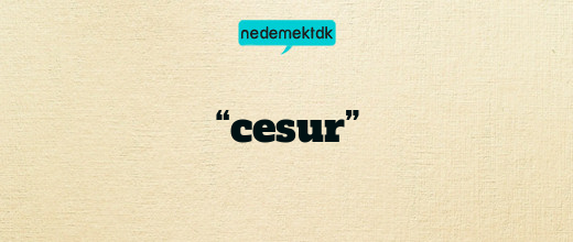 “cesur”