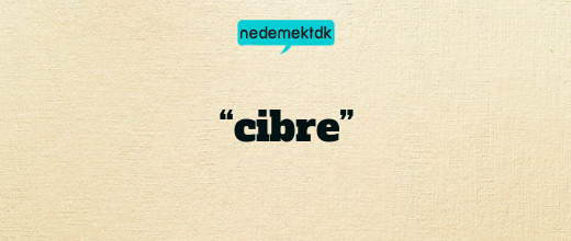 “cibre”