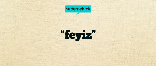 “feyiz”