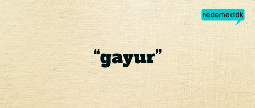 “gayur”