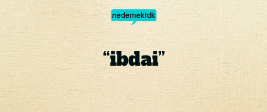 “ibdai”