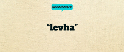 “levha”