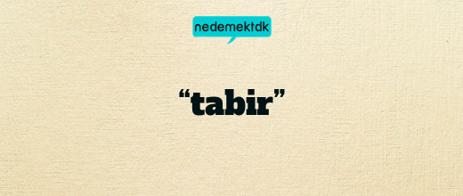 “tabir”