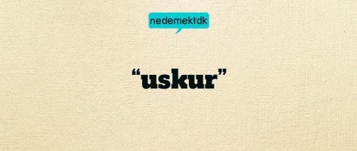 “uskur”