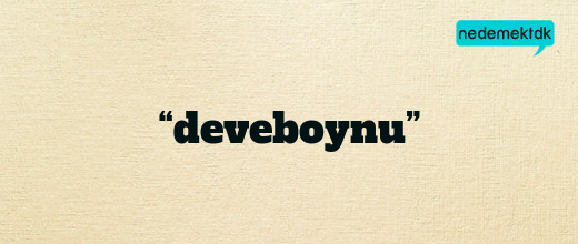 “deveboynu”