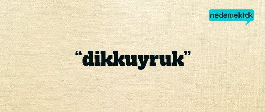 “dikkuyruk”