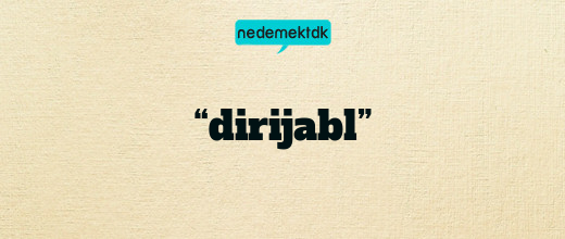 “dirijabl”