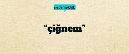 “çiğnem”