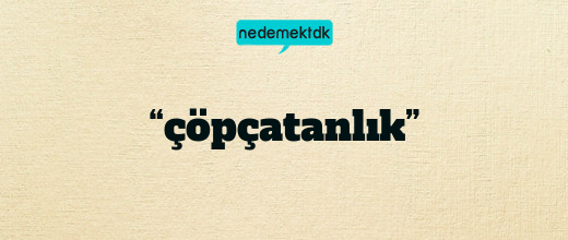 “çöpçatanlık”