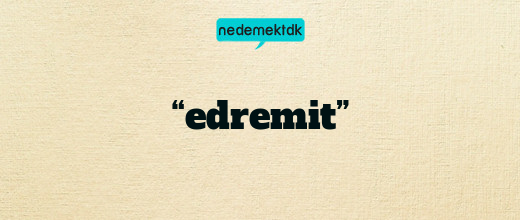 “edremit”