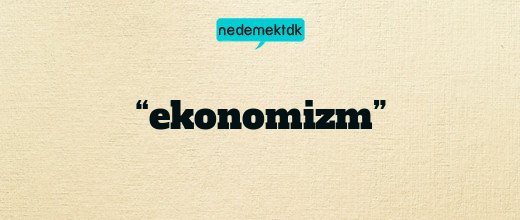 “ekonomizm”