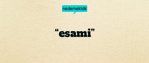 “esami”