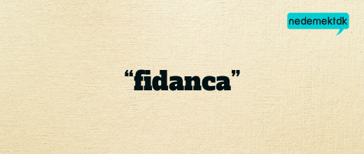 “fidanca”