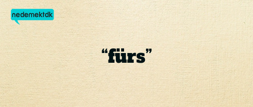 “fürs”