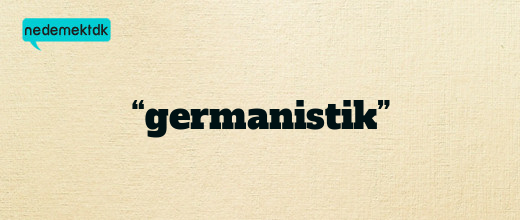 “germanistik”