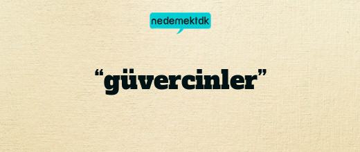 “güvercinler”