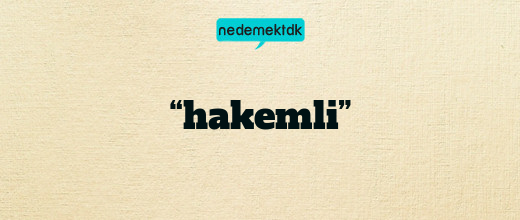 “hakemli”