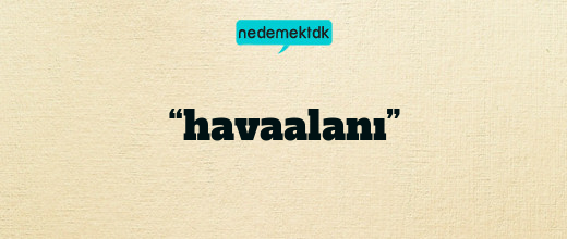 “havaalanı”