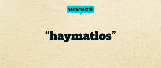 “haymatlos”