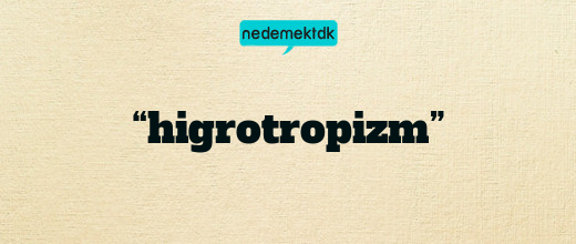 “higrotropizm”