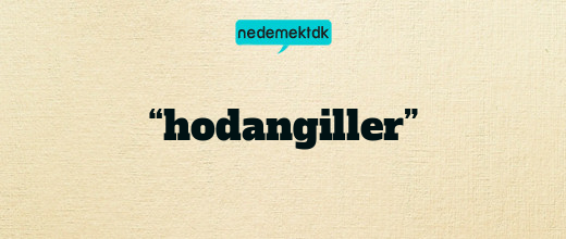 “hodangiller”