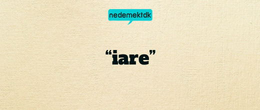 “iare”