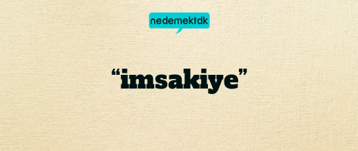 “imsakiye”