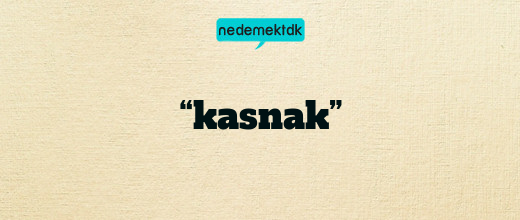 “kasnak”