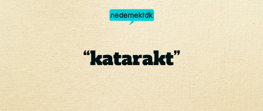 “katarakt”