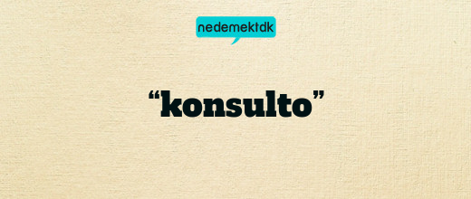 “konsulto”