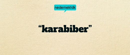 “karabiber”