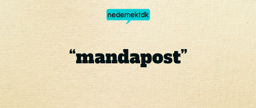 “mandapost”
