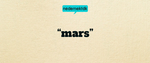 “mars”