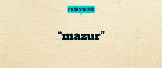 “mazur”