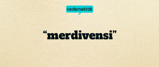 “merdivensi”