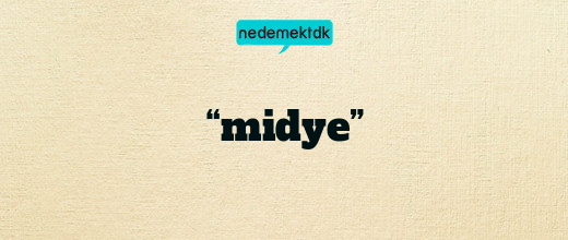 “midye”